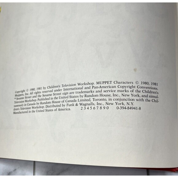 Big Birds Sesame Street Dictionary Book Volume 1 Vintage 1981 Hardcover Book - Picture 6 of 6